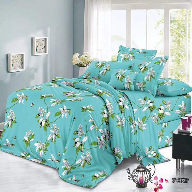 Pigment printing bed sheet fabric 1